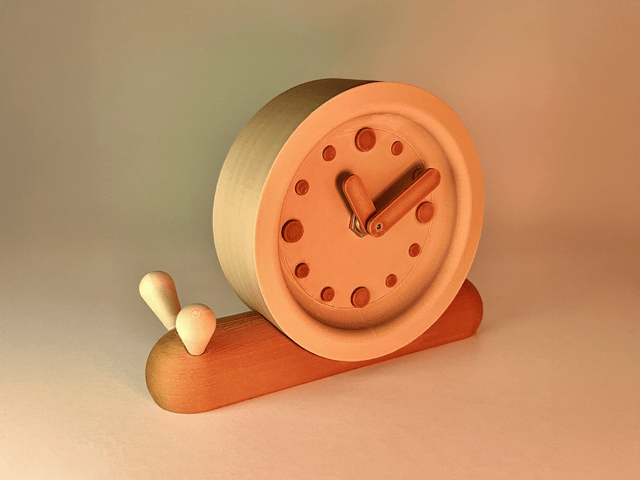 Horloge escargot