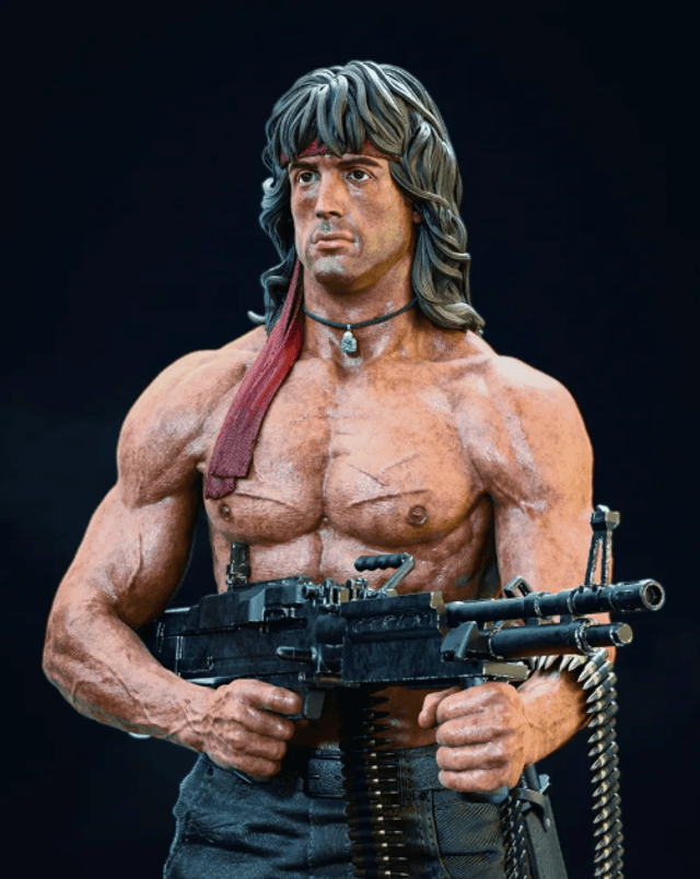 Rambo | Figurine en résine à peindre | 36 cm