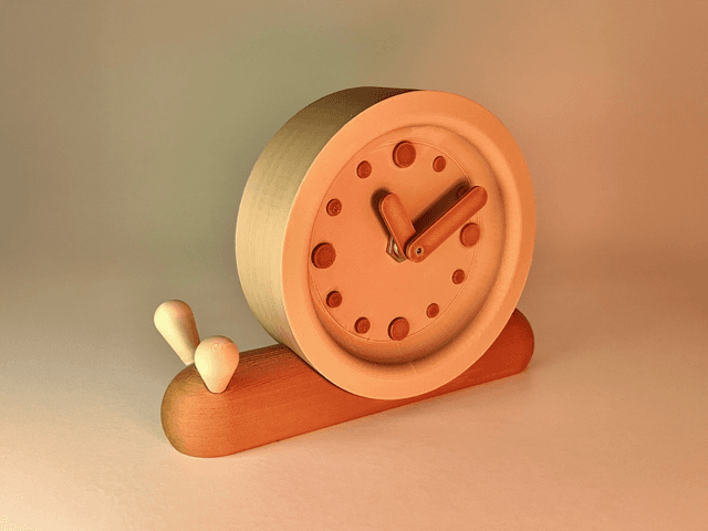 Horloge escargot