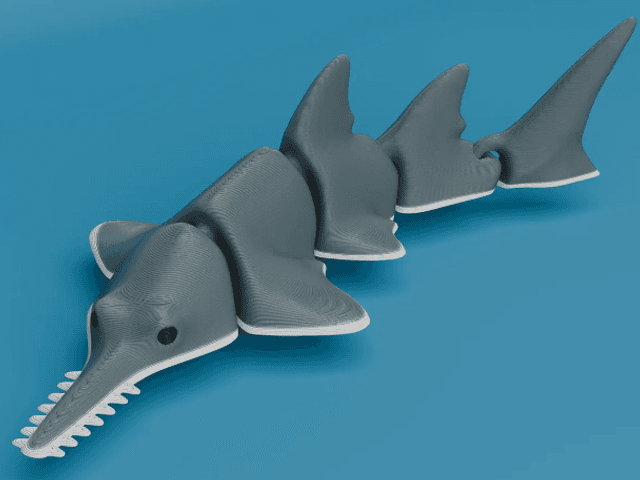 Requin scie articulé